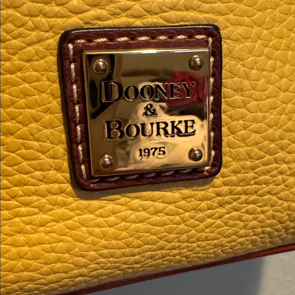 Dooney & Bourke Mustard Yellow Crossbody Bag - Picture 3 of 15
